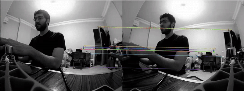 Feature Matching using stereo camera