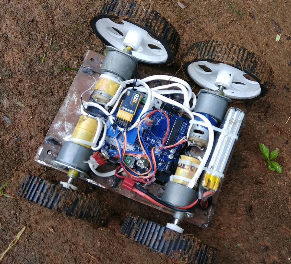 RC offroad car with drift control