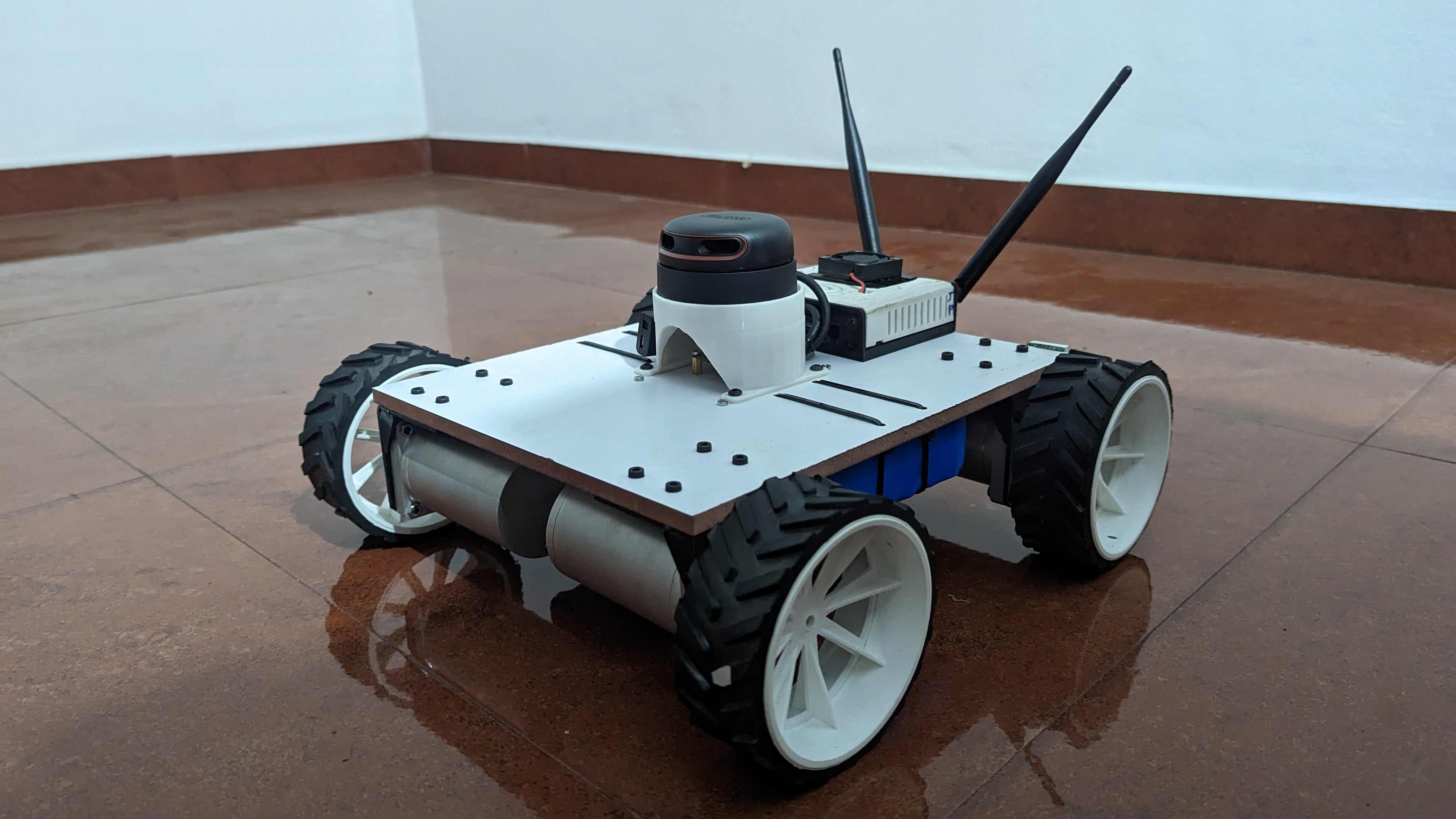 Autonomous Indoor Delivery Robot