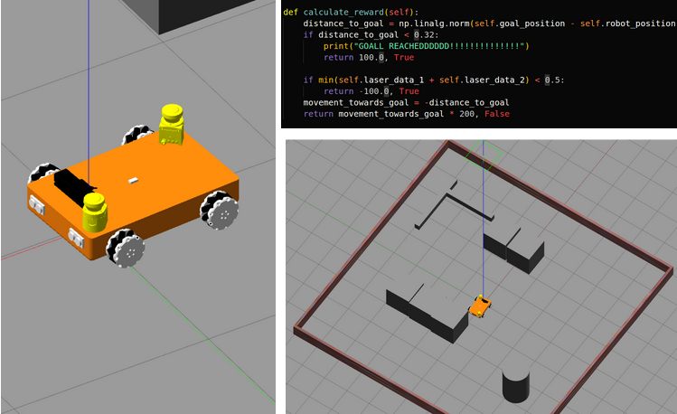 Autonomous Navigation of a Mecanum Robot Using DQN in ROS 2